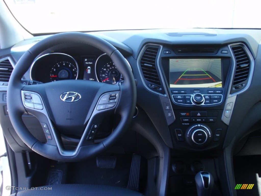 2014 Santa Fe Sport 2.0T FWD - Frost White Pearl / Black photo #28