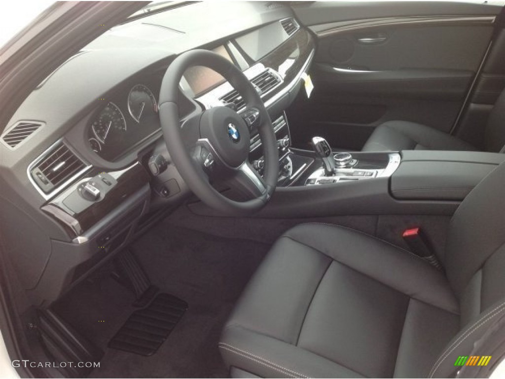 Black Interior 2014 BMW 5 Series 535i Sedan Photo #90985941