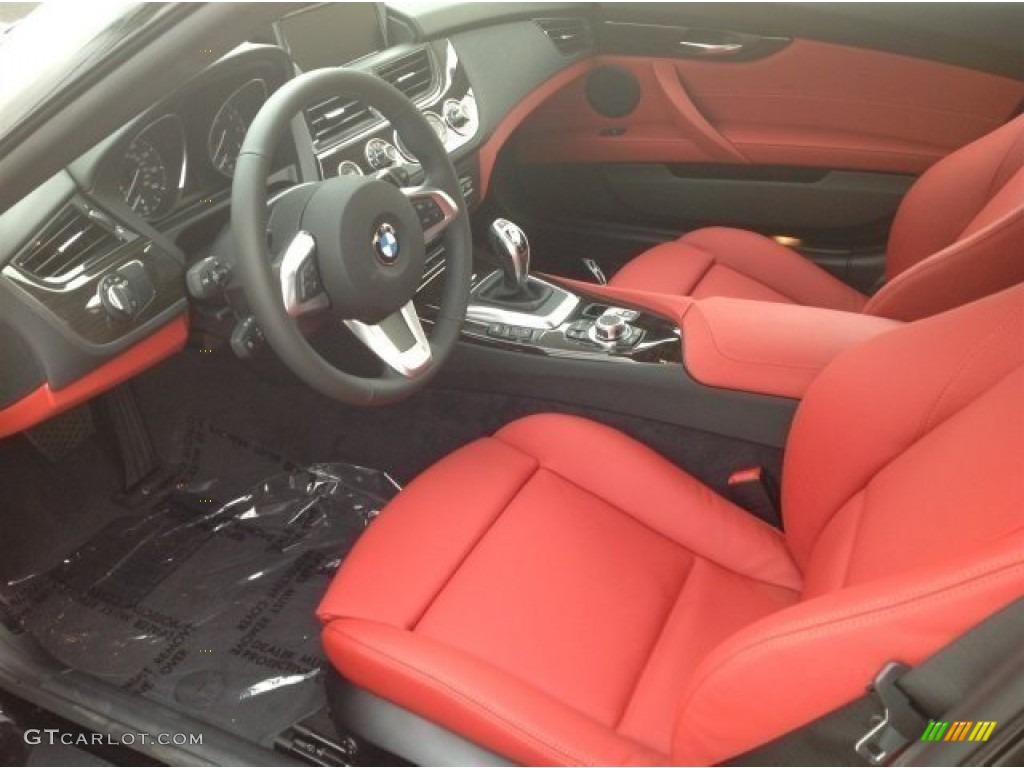 Coral Red Interior 2014 BMW Z4 sDrive28i Photo #90986049