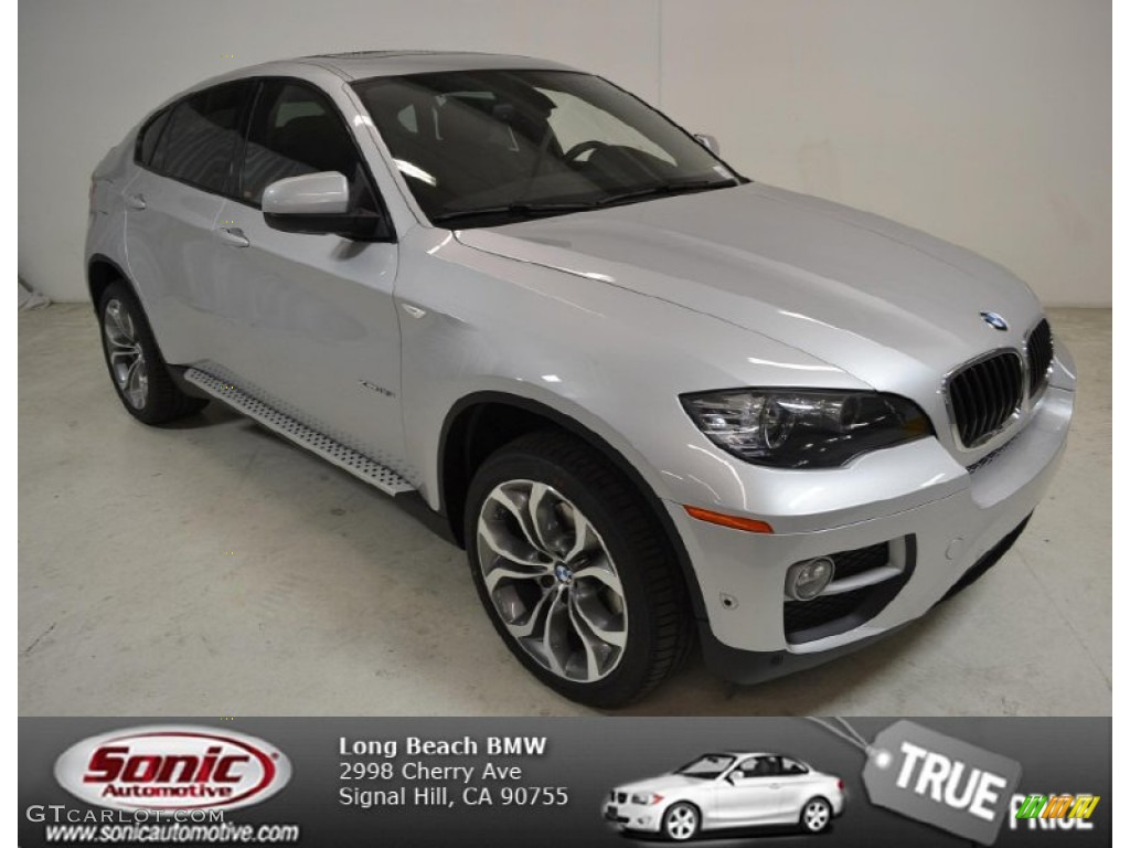 2014 X6 xDrive35i - Titanium Silver Metallic / Black photo #1