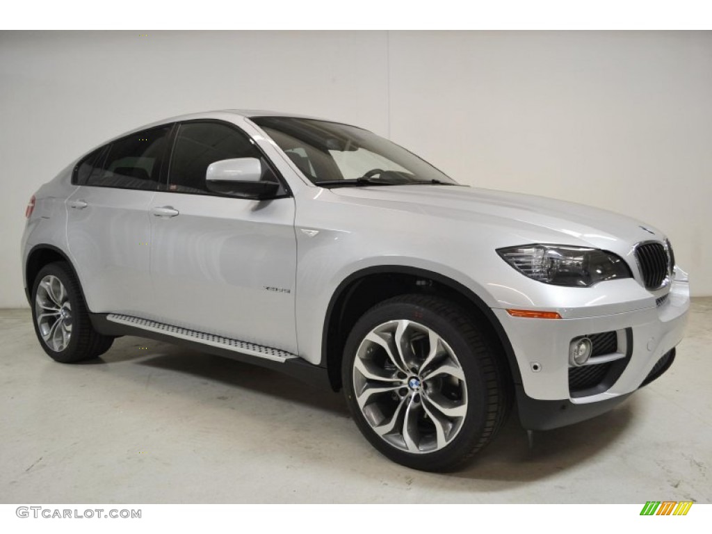 2014 X6 xDrive35i - Titanium Silver Metallic / Black photo #2