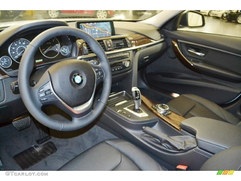 2014 3 Series 328d Sedan - Glacier Silver Metallic / Black photo #6
