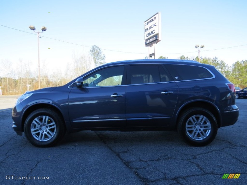 2014 Enclave Convenience - Atlantis Blue Metallic / Titanium photo #4