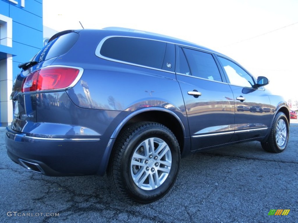 2014 Enclave Convenience - Atlantis Blue Metallic / Titanium photo #7