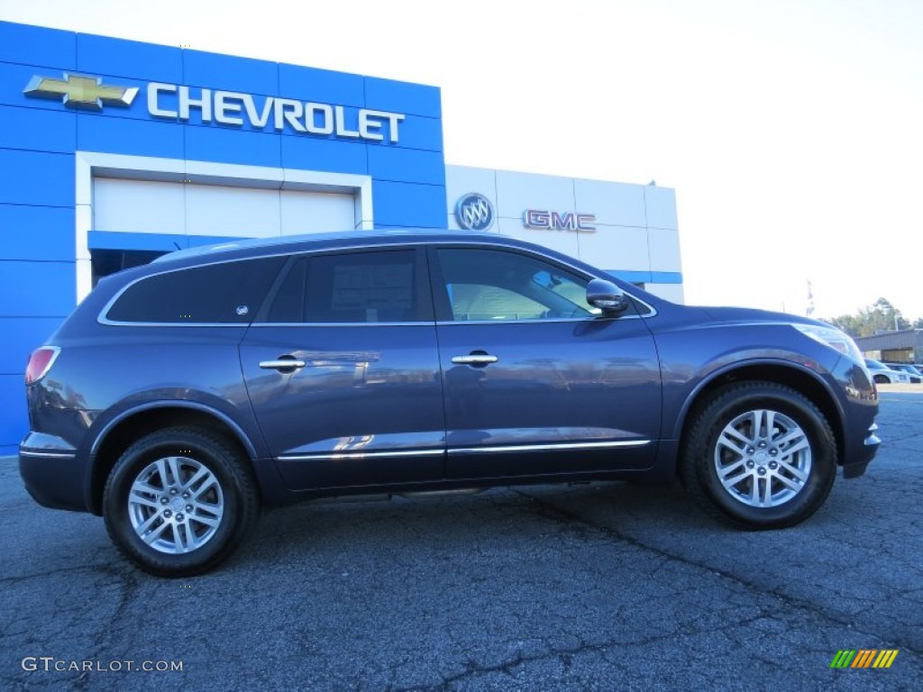2014 Enclave Convenience - Atlantis Blue Metallic / Titanium photo #8