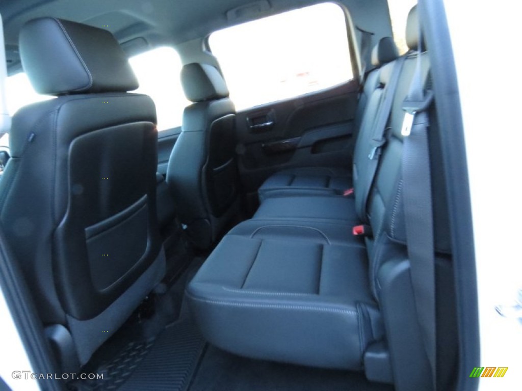 2015 GMC Sierra 2500HD SLT Crew Cab 4x4 Rear Seat Photo #90987303