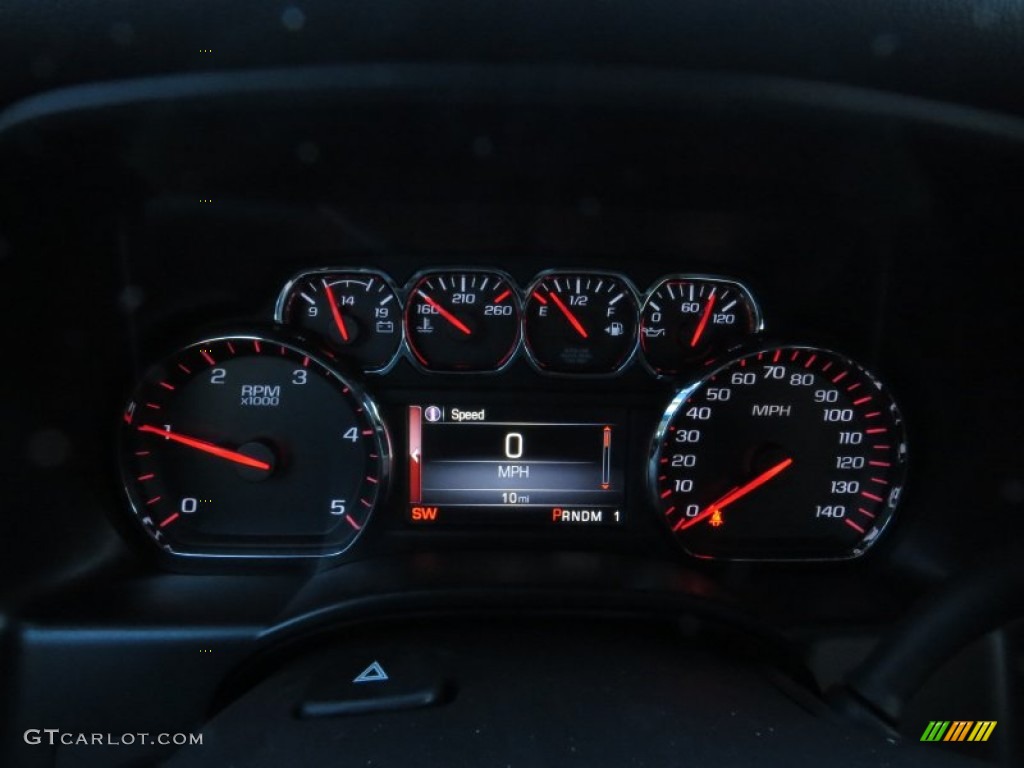 2015 GMC Sierra 2500HD SLT Crew Cab 4x4 Gauges Photo #90987312