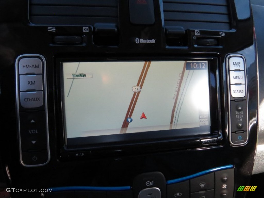2014 LEAF SV - Blue Ocean / Black photo #15