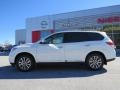 2014 Moonlight White Nissan Pathfinder SL  photo #2