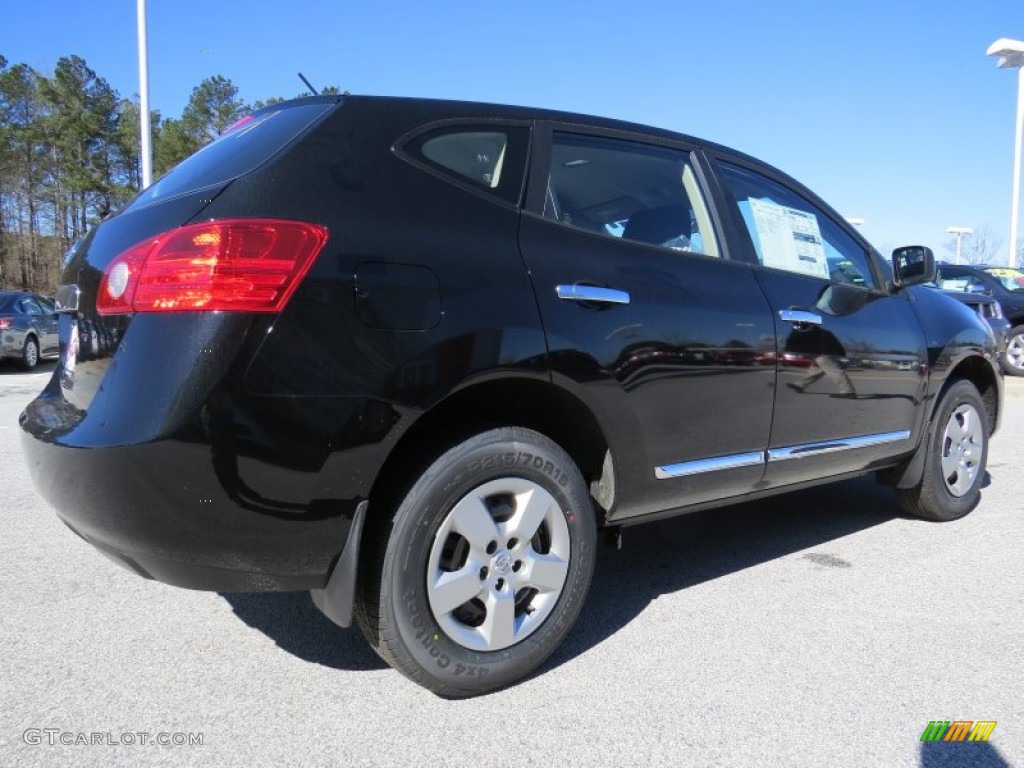 Super Black 2014 Nissan Rogue Select S Exterior Photo #90988005