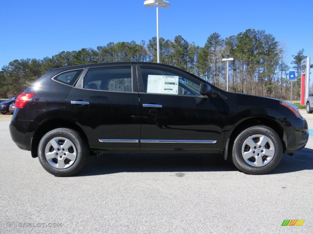 Super Black 2014 Nissan Rogue Select S Exterior Photo #90988008