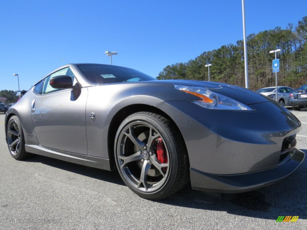 Gun Metallic 2014 Nissan 370Z NISMO Coupe Exterior Photo #90988206