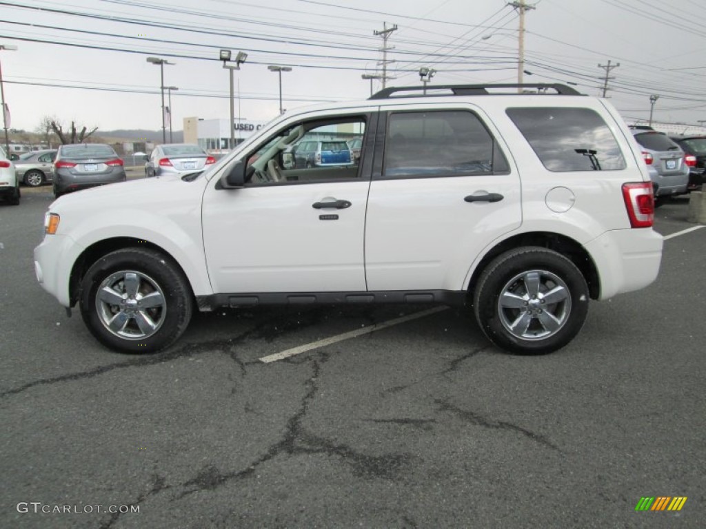 2011 Escape XLT V6 - White Suede / Stone photo #9