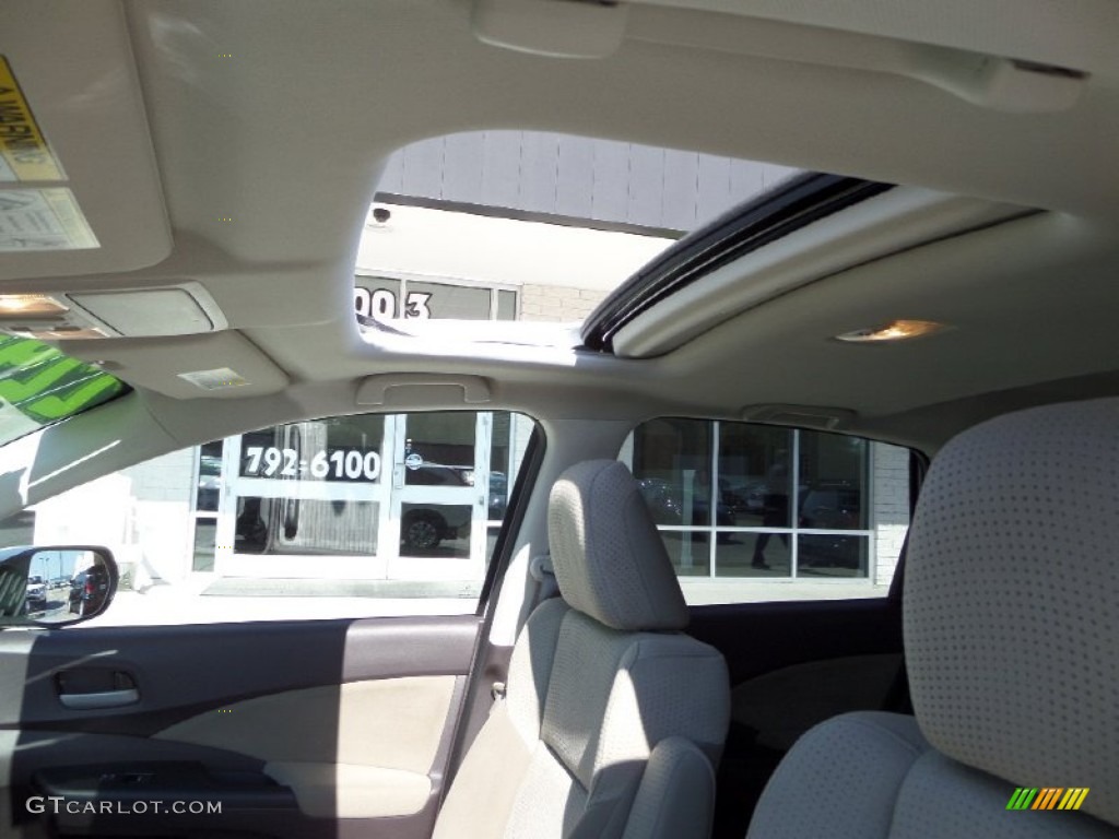 2013 CR-V EX - White Diamond Pearl / Gray photo #11