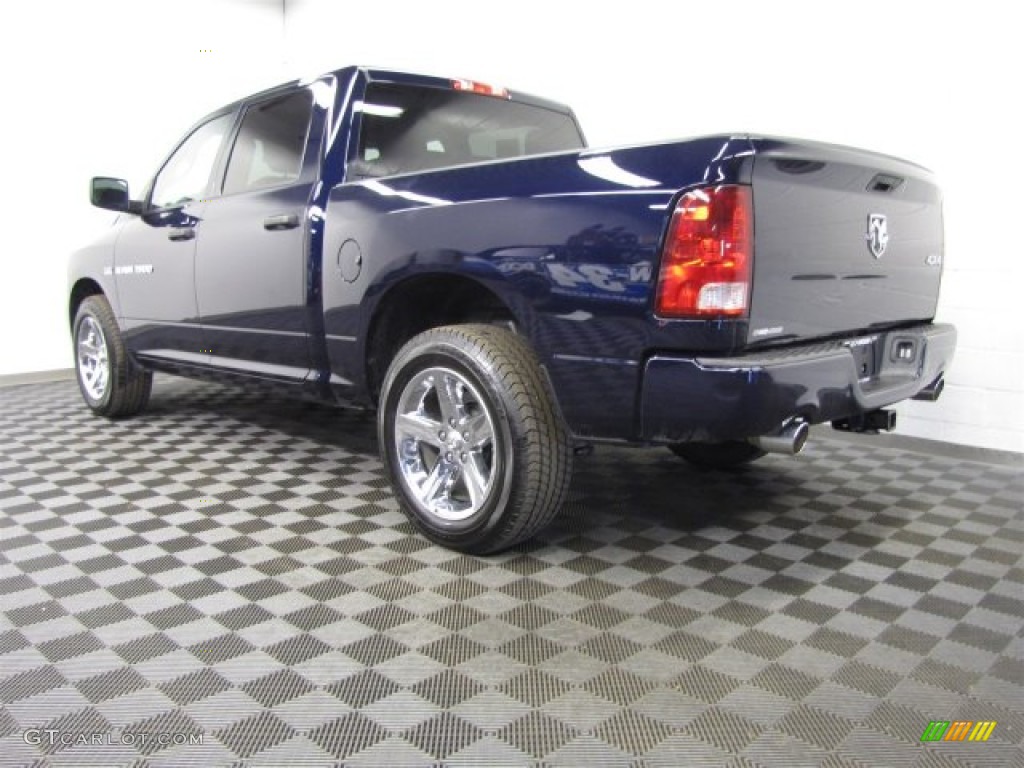 2012 Ram 1500 ST Crew Cab 4x4 - True Blue Pearl / Dark Slate Gray/Medium Graystone photo #2