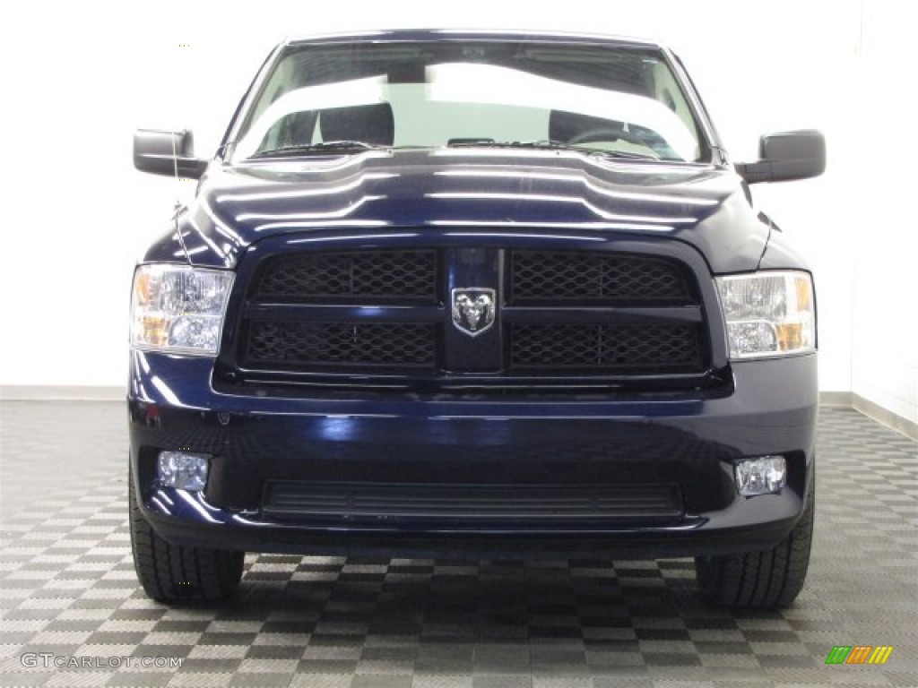 2012 Ram 1500 ST Crew Cab 4x4 - True Blue Pearl / Dark Slate Gray/Medium Graystone photo #3