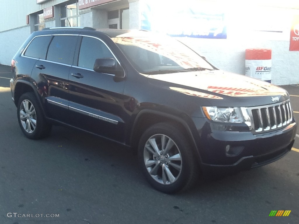 2013 Grand Cherokee Laredo - True Blue Pearl / Black photo #1