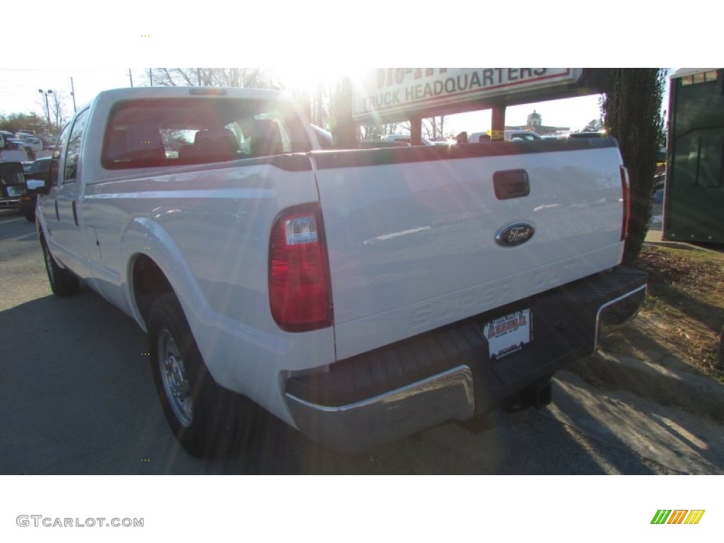 2012 F350 Super Duty XL Crew Cab - Oxford White / Steel photo #6