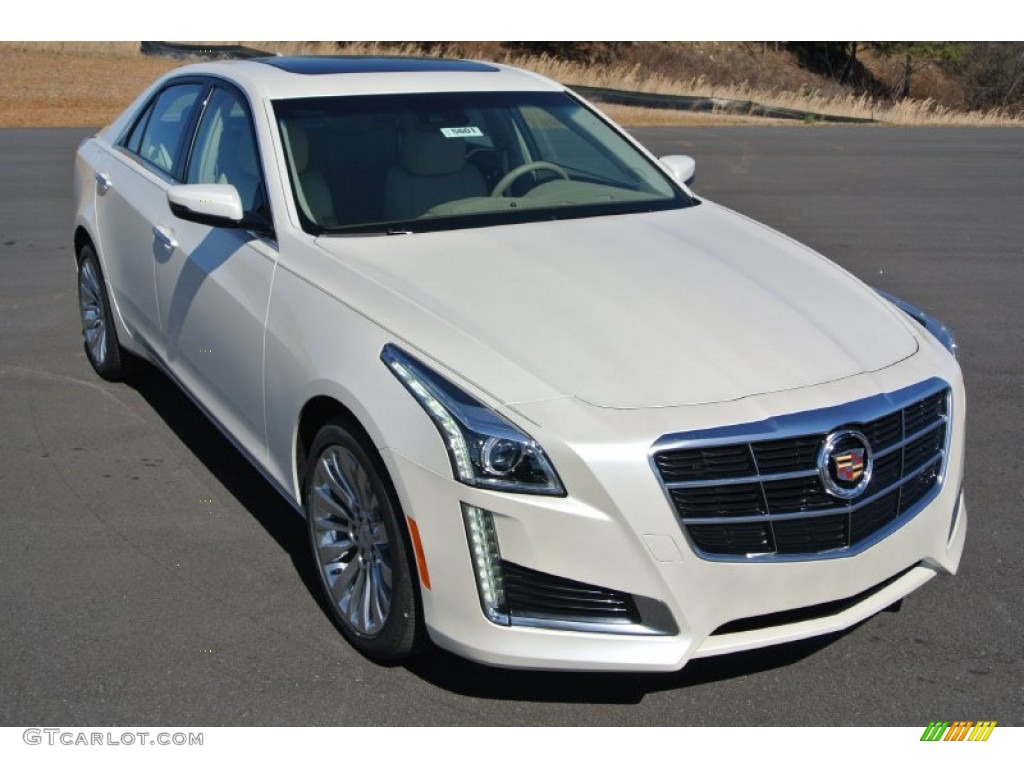 White Diamond Tricoat 2014 Cadillac CTS Sedan Exterior Photo #90995886