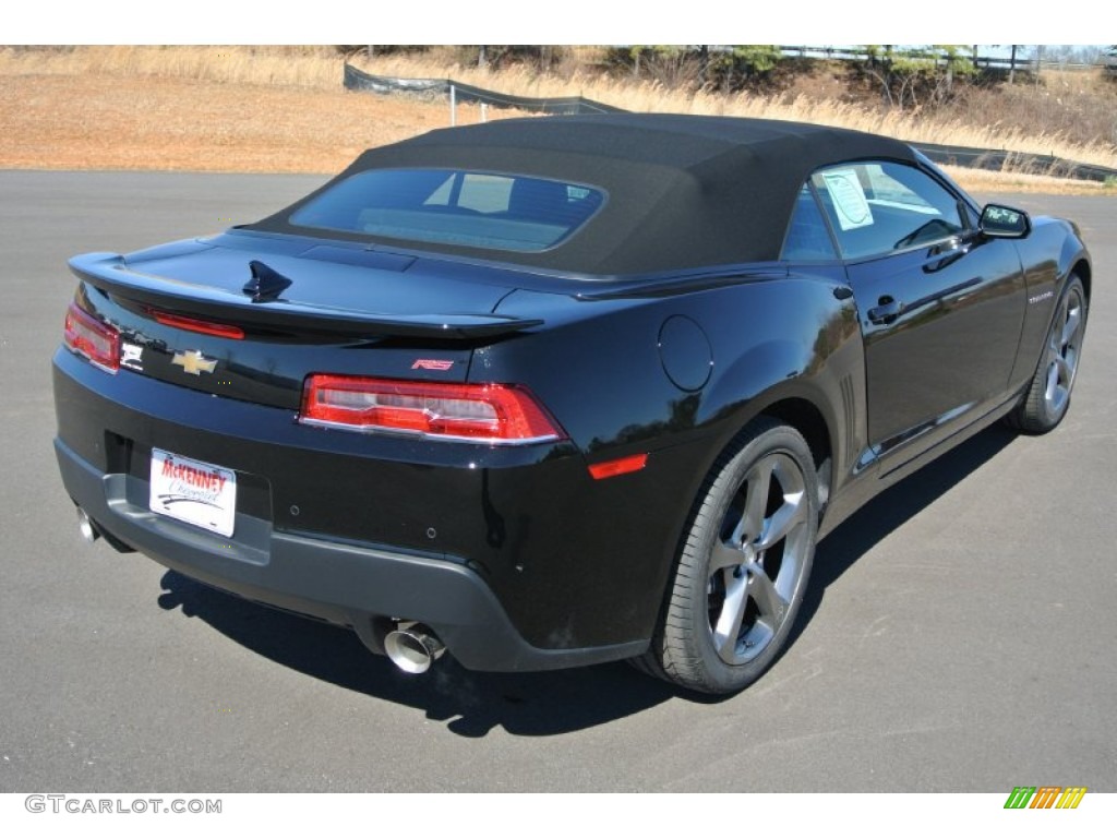 2014 Camaro LT/RS Convertible - Black / Black photo #5