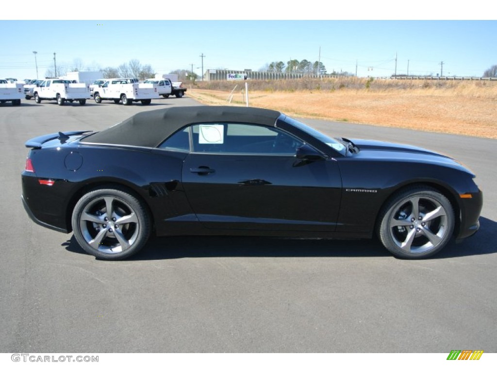 2014 Camaro LT/RS Convertible - Black / Black photo #6