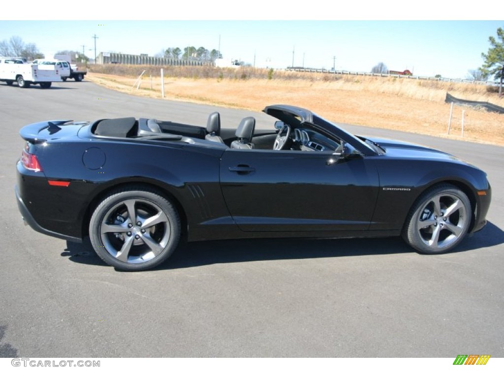 2014 Camaro LT/RS Convertible - Black / Black photo #23