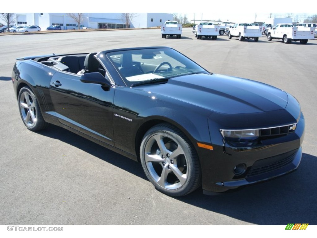 2014 Camaro LT/RS Convertible - Black / Black photo #24