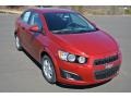 2014 Crystal Red Tintcoat Chevrolet Sonic LT Sedan  photo #1