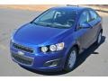 2014 Blue Topaz Metallic Chevrolet Sonic LT Sedan  photo #2
