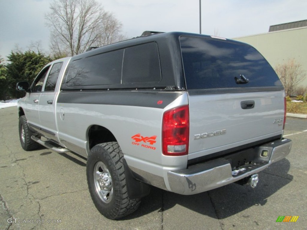 2003 Ram 2500 SLT Quad Cab 4x4 - Bright Silver Metallic / Taupe photo #5