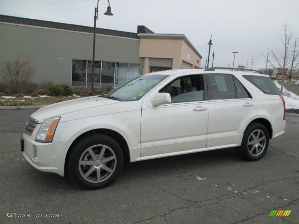 2004 SRX V8 - White Diamond Pearl / Light Gray photo #1