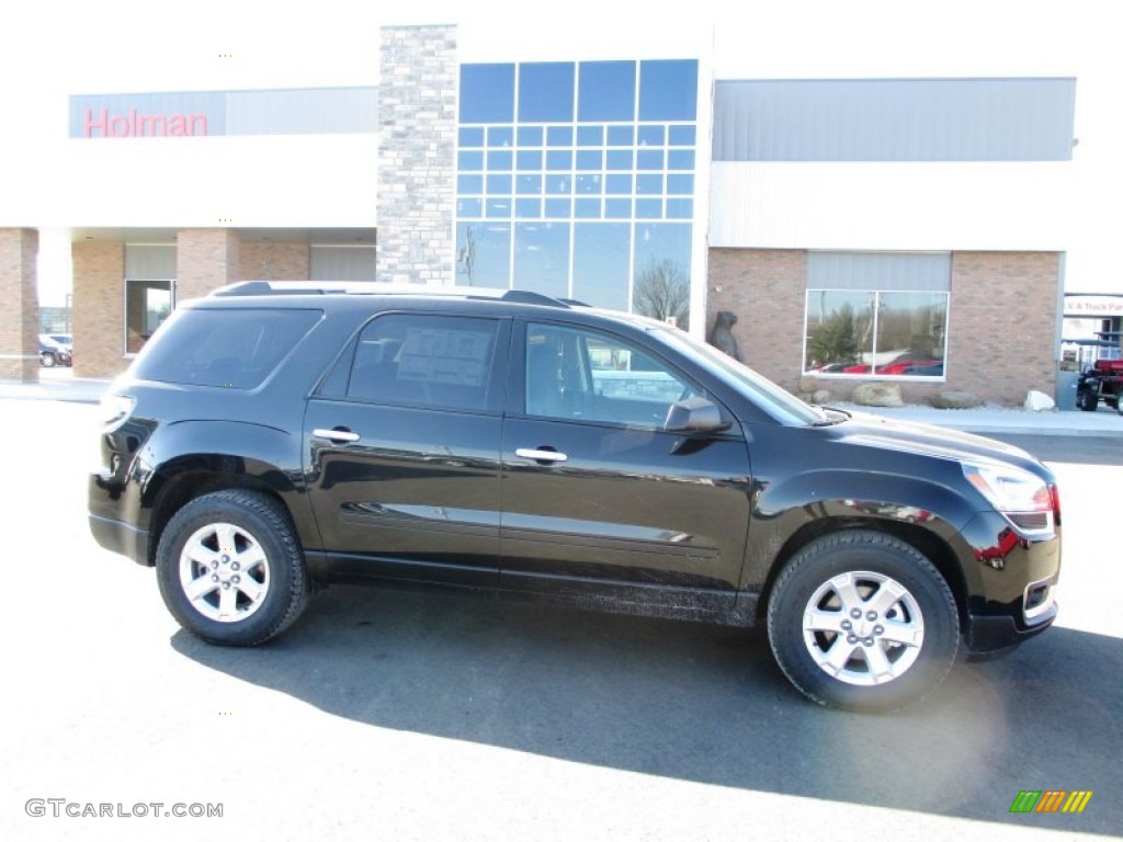 2014 Acadia SLE - Carbon Black Metallic / Ebony photo #1