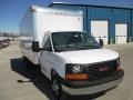 Summit White - Savana Cutaway 4500 Commercial Moving Truck Photo No. 2