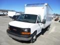 Summit White - Savana Cutaway 4500 Commercial Moving Truck Photo No. 3