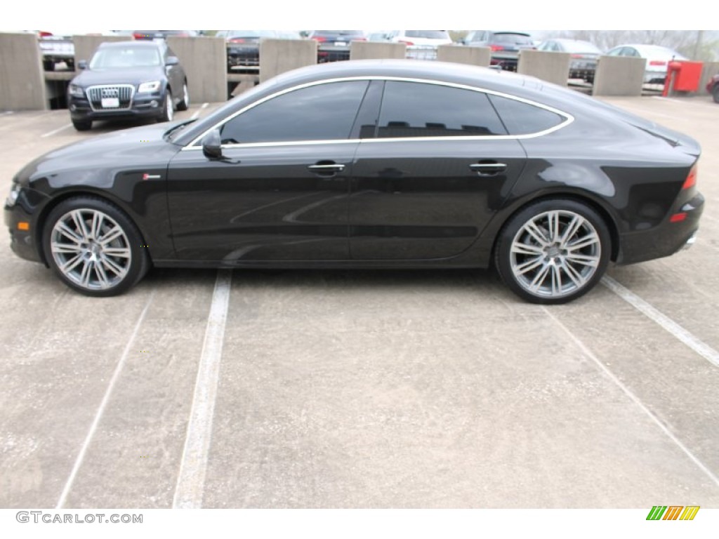 Brilliant Black 2014 Audi A7 3.0T quattro Premium Plus Exterior Photo #91000671