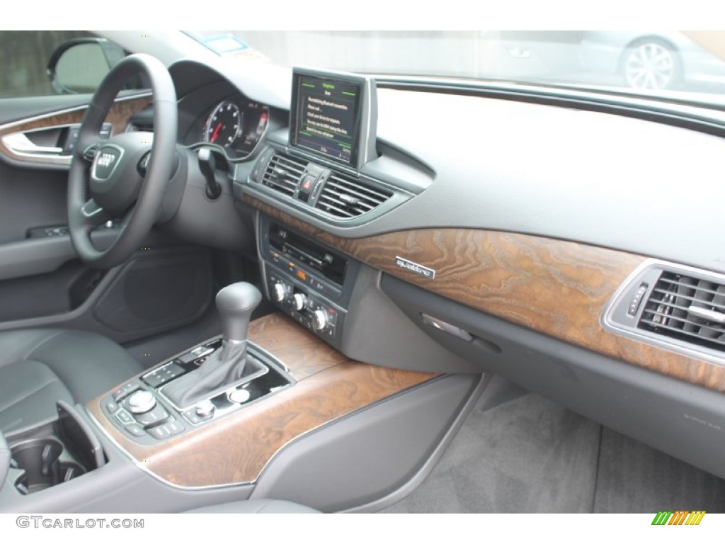 2014 Audi A7 3.0T quattro Premium Plus Black Dashboard Photo #91000767