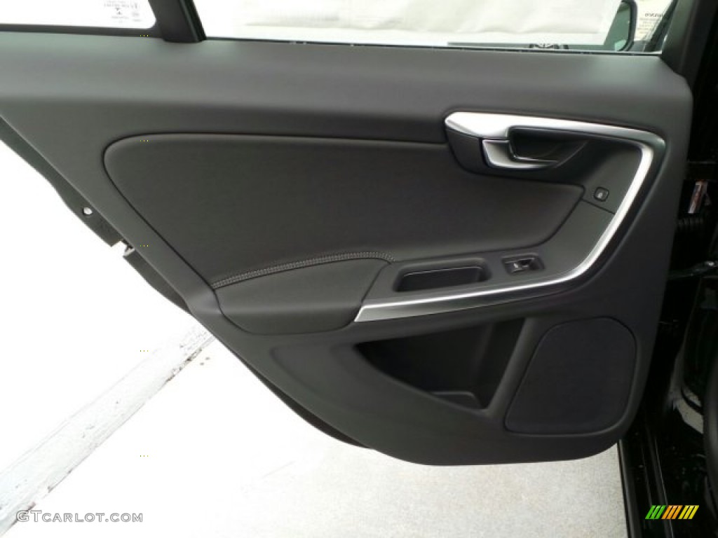 2015 Volvo V60 T5 Drive-E R-Design Off-Black/Anthracite Door Panel Photo #91003014