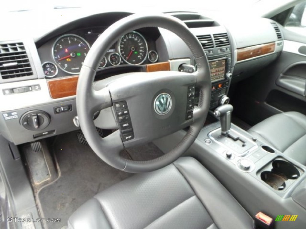 2010 Touareg TDI 4XMotion - Alaska Gray Metallic / Anthracite photo #9