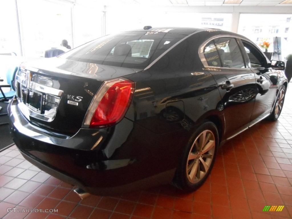 2011 MKS AWD - Black / Charcoal Black photo #4