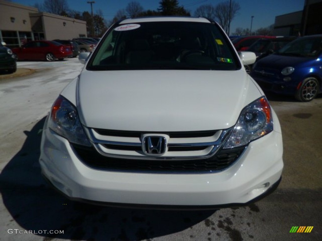 2011 CR-V EX-L 4WD - Taffeta White / Gray photo #2