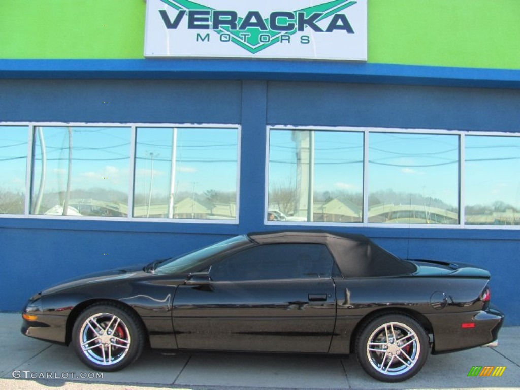 1997 Camaro Z28 Convertible - Black / Dark Grey photo #1