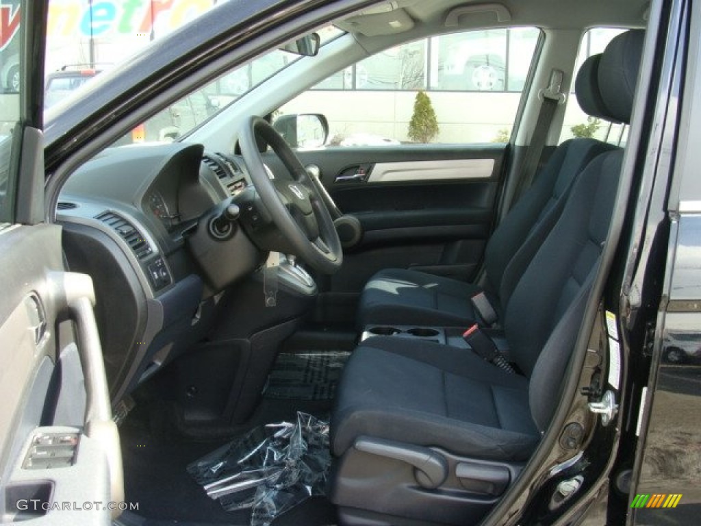 2010 CR-V LX AWD - Crystal Black Pearl / Black photo #8