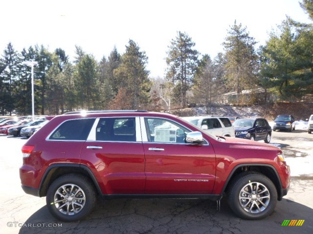 2014 Grand Cherokee Limited 4x4 - Deep Cherry Red Crystal Pearl / New Zealand Black/Light Frost photo #5