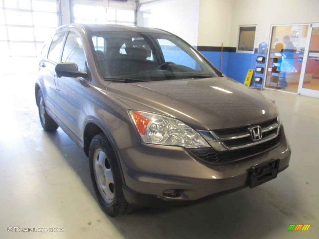 2011 CR-V LX 4WD - Urban Titanium Metallic / Black photo #6