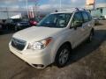 2014 Satin White Pearl Subaru Forester 2.5i  photo #2