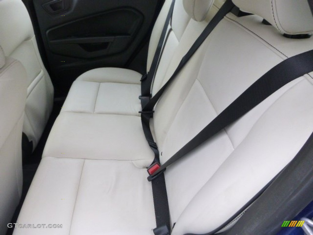 2011 Fiesta SES Hatchback - Blue Flame Metallic / Cashmere/Charcoal Black Leather photo #16