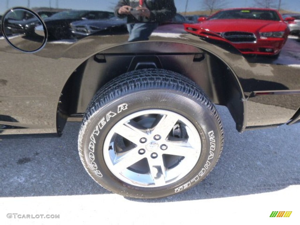 2014 1500 Express Quad Cab 4x4 - Black / Black/Diesel Gray photo #9