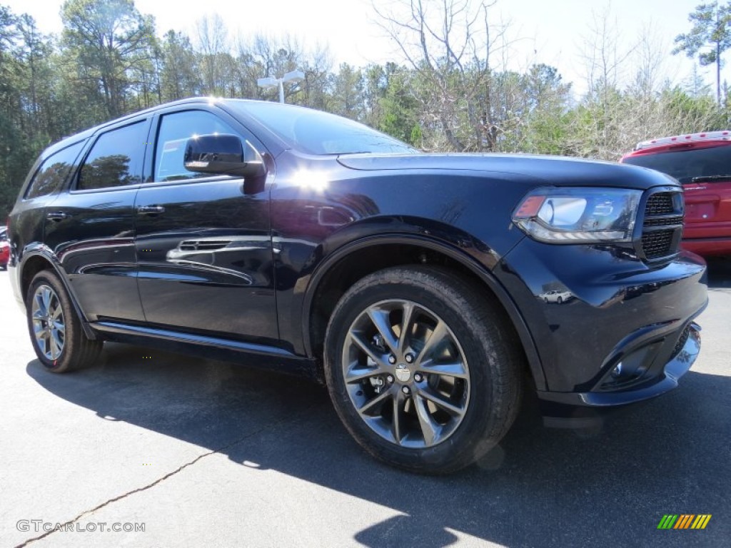 2014 Durango R/T - True Blue Pearl / Black photo #4