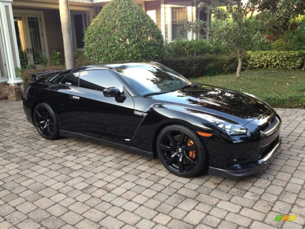 Black Obsidian 2009 Nissan GT-R Premium Exterior Photo #91008182