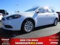 2014 Bright White Dodge Dart SXT  photo #1